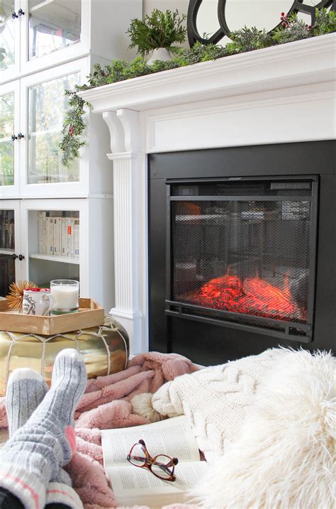 How to make electric fireplace look real